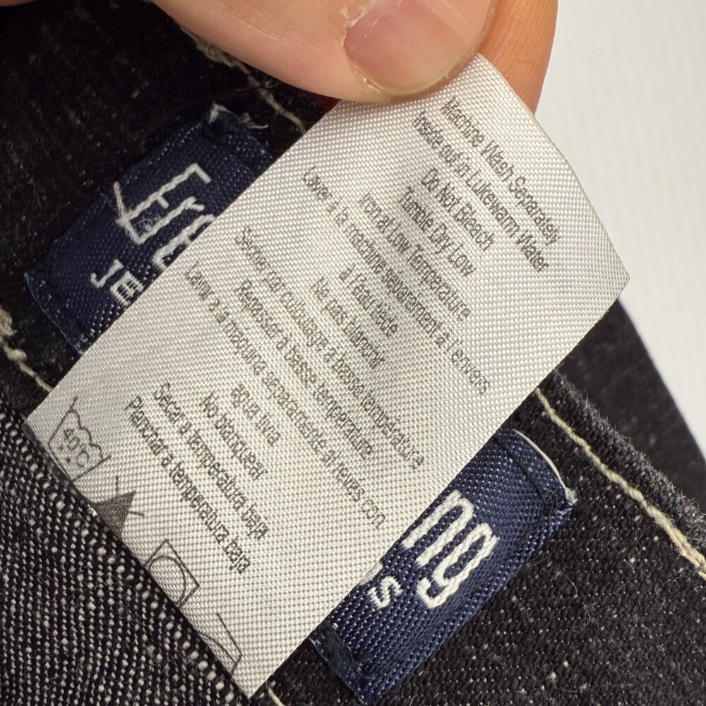 FRENCH DRESSING JEANSWEAR PARIS Charcoal Black Denim Knee-Lenght Pencil Skirt 8P - Picture 3 of 5